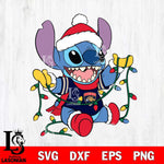 Florida Panthers Stitch Christmas Lights Svg Eps Dxf Png File, Digital Download, Instant Download