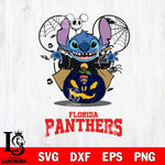 Florida Panthers Stitch Horror Halloween Svg Eps Dxf Png File, Digital Download, Instant Download