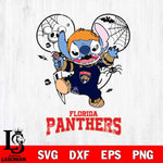 Florida Panthers Stitch Michael Halloween Svg Eps Dxf Png File, Digital Download, Instant Download