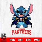 Florida Panthers Stitch Vampire halloween Svg Eps Dxf Png File, NHL svg, Digital Download, Instant Download