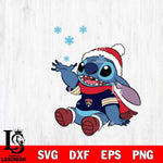 Florida Panthers Stitch Wearing Winter Scarf Svg Eps Dxf Png File, Digital Download, Instant Download