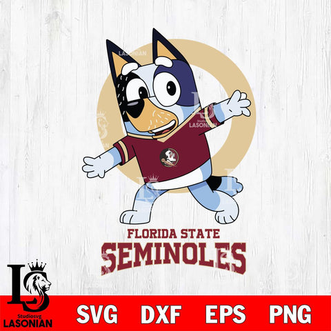 Florida State Seminoles Bandit Heeler Rugby Svg Eps Dxf Png File, Digital Download ,Instant Download, Cricut File