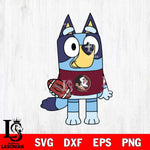 Florida State Seminoles Bluey 2 Svg Eps Dxf Png File, Digital Download, Instant Download