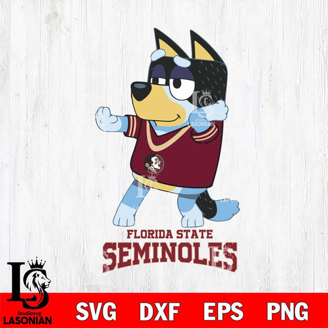 Florida State Seminoles Bluey Dad Dance Svg Eps Dxf Png File, Digital Download, Instant Download