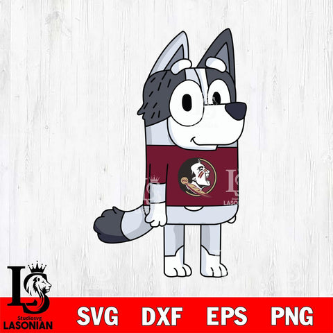 Florida State Seminoles Muffin Bluey Svg Eps Dxf Png File, Digital Download, Instant Download