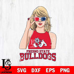 Fresno State Bulldogs And Taylor Swift Fan Svg Eps Dxf Png File, Digital Download, Instant Download