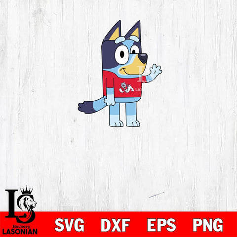 Fresno State Bulldogs Bluey 5 Svg Eps Dxf Png File, Digital Download, Instant Download