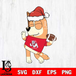 Fresno State Bulldogs Bluey Chilli Christmas Svg Eps Dxf Png File, Digital Download, Instant Download