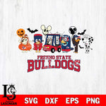 Fresno State Bulldogs Bluey Halloween Svg Eps Dxf Png File, Digital Download, Instant Download