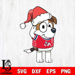 Fresno State Bulldogs Bluey Jack Christmas Svg Eps Dxf Png File, Digital Download, Instant Download