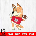 Fresno State Bulldogs Chilli bluey Svg Eps Dxf Png File, Digital Download, Instant Download