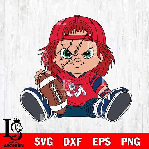 Fresno State Bulldogs Chucky Horror 11 Svg Eps Dxf Png File, NCAA svg, Digital Download, Instant Download