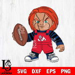 Fresno State Bulldogs Chucky Horror 12 Svg Eps Dxf Png File, NCAA svg, Digital Download, Instant Download