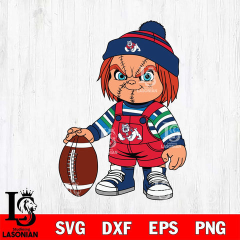 Fresno State Bulldogs Chucky Horror 6 Svg Eps Dxf Png File, NCAA svg, Digital Download, Instant Download