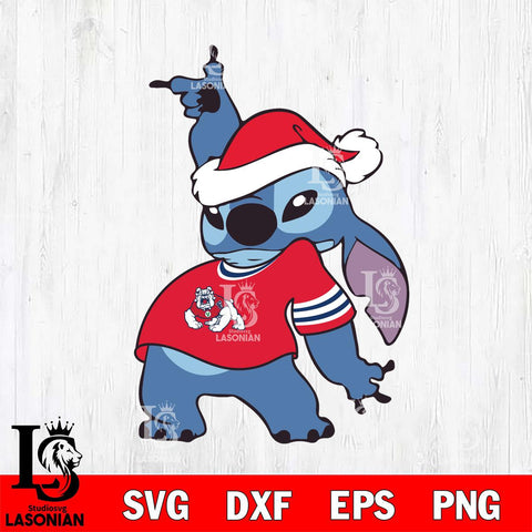 Fresno State Bulldogs Disney Lilo & Stitch Christmas Svg Eps Dxf Png File, Digital Download, Instant Download