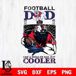 Fresno State Bulldogs Football Dad Cooler Svg Eps Dxf Png File, Digital Download, Instant Download