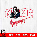 Fresno State Bulldogs Ghostface Nike Svg Eps Dxf Png File, Digital Download, Instant Download