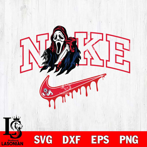 Fresno State Bulldogs Ghostface Nike Svg Eps Dxf Png File, Digital Download, Instant Download