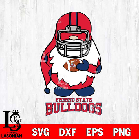 Fresno State Bulldogs Gnomes Christmas Svg Eps Dxf Png File, Digital Download, Instant Download