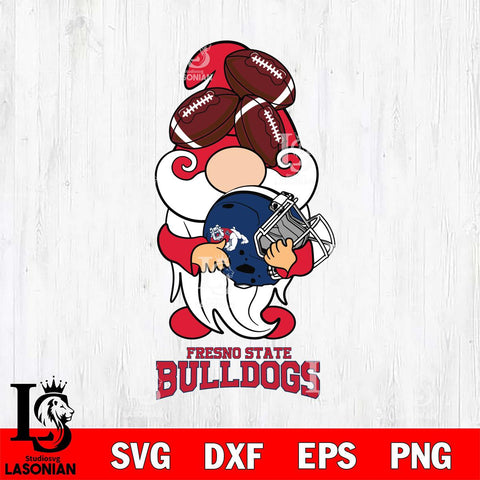 Fresno State Bulldogs Gnomes Helmet Svg Eps Dxf Png File, Digital Download, Instant Download