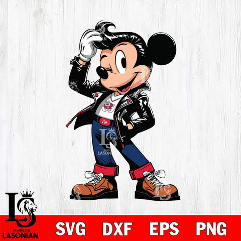 Fresno State Bulldogs Handsome Mickey Mouse Svg Eps Dxf Png File, Digital Download, Instant Download