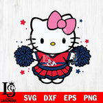 Fresno State Bulldogs Hello Kitty Cheerleader 10 Svg Eps Dxf Png File, Digital Download, Instant Download