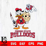 Fresno State Bulldogs Jason Voorhees 12 Svg Eps Dxf Png File, Digital Download