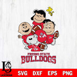 Fresno State Bulldogs Snoopy Sport 4 Svg Eps Dxf Png File, Digital Download