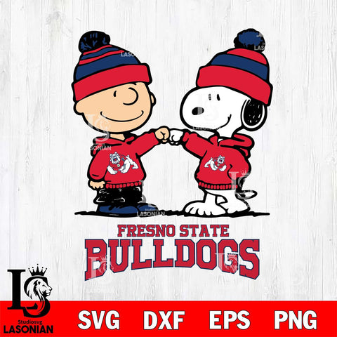 Fresno State Bulldogs Snoopy Sport 9 Svg Eps Dxf Png File, Digital Download