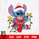 Fresno State Bulldogs Stitch Christmas Lights Svg Eps Dxf Png File, Digital Download, Instant Download