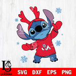 Fresno State Bulldogs Stitch Santa Christmas Svg Eps Dxf Png File, Digital Download, Instant Download