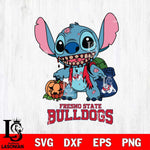 Fresno State Bulldogs Stitch Zombie Svg Eps Dxf Png File, NCAA svg, Digital Download, Instant Download