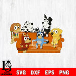 Friends Bluey Svg Eps Dxf Png File, Digital Download, Instant Download