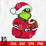 Georgia Bulldogs Boujee grinch svg eps dxf png file, Digital Download , cricut file