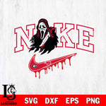 Georgia Bulldogs Ghostface Nike Svg Eps Dxf Png File, Digital Download, Instant Download