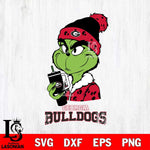 Georgia Bulldogs Grinch Bougie Leopard Svg Eps Dxf Png File, Digital Download, Instant Download