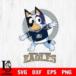 Georgia Southern Eagles Bandit Heeler Rugby Svg Eps Dxf Png File, Digital Download ,Instant Download, Cricut File