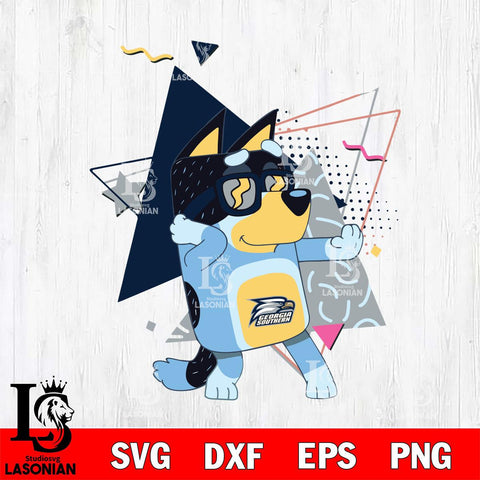 Georgia Southern Eagles Bluey 4 Svg Eps Dxf Png File, Digital Download, Instant Download