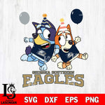 Georgia Southern Eagles Bluey & Bingo 2 Svg Eps Dxf Png File, NCAA svg, Digital Download, Instant Download