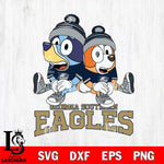 Georgia Southern Eagles Bluey & Bingo 8 Svg Eps Dxf Png File, NCAA svg, Digital Download, Instant Download