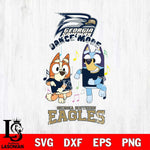 Georgia Southern Eagles Bluey Bingo Dance Mode Svg Eps Dxf Png File, NCAA svg, Digital Download, Instant Download