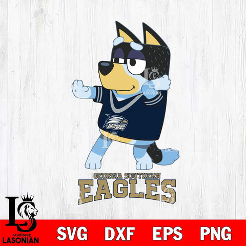 Georgia Southern Eagles Bluey Dad Dance Svg Eps Dxf Png File, Digital Download, Instant Download