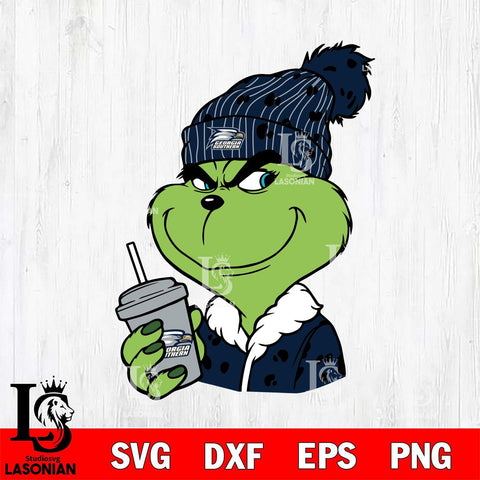 Georgia Southern Eagles Boujee Grinch 3 Svg Eps Dxf Png File, Digital Download, Instant Download