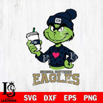 Georgia Southern Eagles Boujee Grinch Heart Christmas Cut Files Cricut, Svg Dxf Eps Png file, Digital download , Silhouette