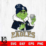 Georgia Southern Eagles Boujee Grinch Leopard Christmas Cut Files Cricut, Svg Dxf Eps Png file, Digital download , Silhouette