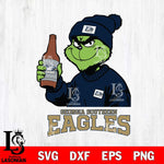 Georgia Southern Eagles Grinch Drinking Beer Christmas Cut Files Cricut, Svg Dxf Eps Png file, Digital download , Silhouette