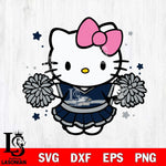 Georgia Southern Eagles Hello Kitty Cheerleader 10 Svg Eps Dxf Png File, Digital Download, Instant Download