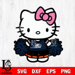 Georgia Southern Eagles Hello Kitty Cheerleader 2 Svg Eps Dxf Png File, Digital Download, Instant Download