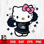 Georgia Southern Eagles Hello Kitty Cheerleader 4 Svg Eps Dxf Png File, Digital Download, Instant Download