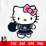 Georgia Southern Eagles Hello Kitty Cheerleader 8 Svg Eps Dxf Png File, Digital Download, Instant Download